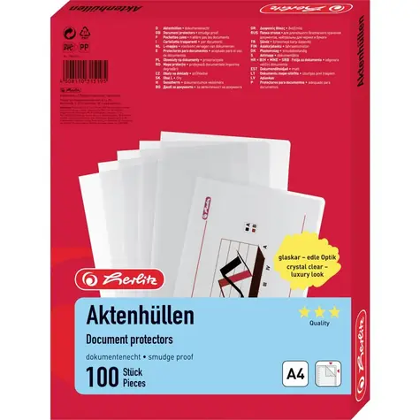 Herlitz Obal na spisy / standard / 100 ks
