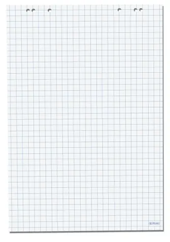 Herlitz Flipchartový blok / kostičkovaný / 5ks