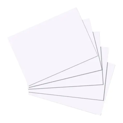 Herlitz Prázdné kartičky A6 / 100 ks / bílá