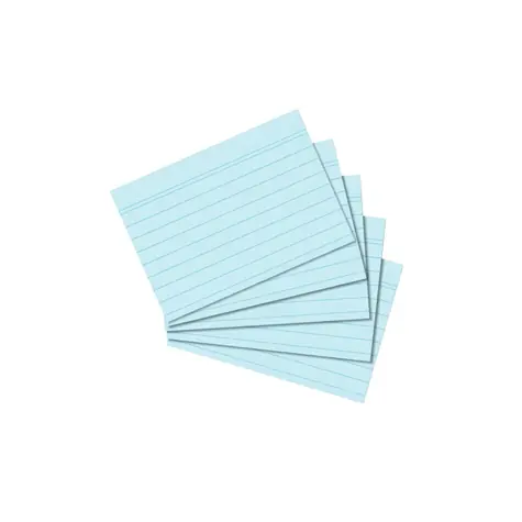 Herlitz Linkované kartičky A8 / 100 ks / modrá