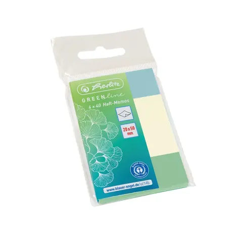 Herlitz Samolepící bloček / 20x50mm / 160 lístků / barevná