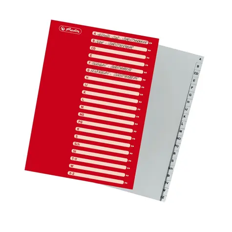 Herlitz Rozřaďovač A4 / A-Z / šedá