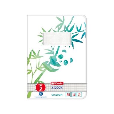 Herlitz Školní sešit / Formát: A5 / Počet stránek: 16 / Čtverečkovaný (7x7 mm)