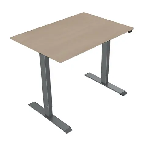 Neutralle MOKJ75140ANN Pracovní stůl javor-šedá / elektricky nastavitelná výška / 75x140cm / nosnost 70kg