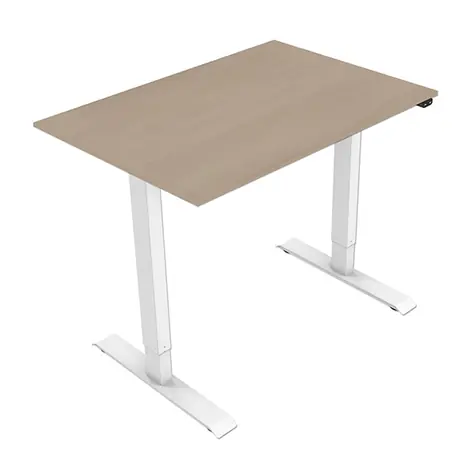 Neutralle MOKJ75140TNN Pracovní stůl javor-bílá / elektricky nastavitelná výška / 75x140cm / nosnost 70kg