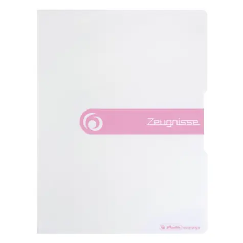 Herlitz  Desky A4 / 20 průhledných obalů / bílá