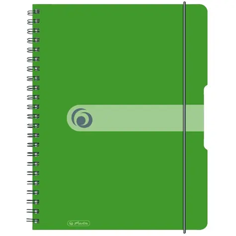 Herlitz  Zápisník čtverečkovaný A4 / 80 listů / zelená