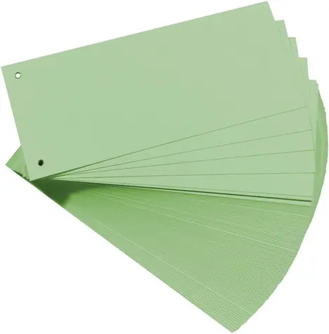 Herlitz  Oddělovací pásky / 100 ks / zelená