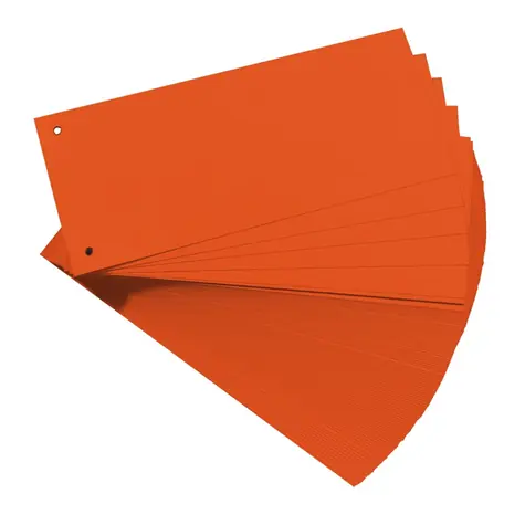 Herlitz  Oddělovací pásky / 100 ks / oranžová