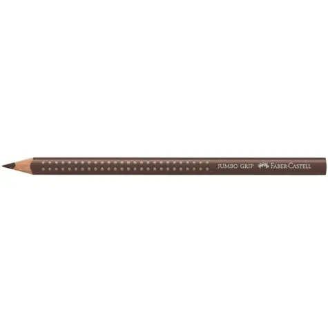 FABER-CASTELL Pastelky trojhranné / 12ks / hnědá
