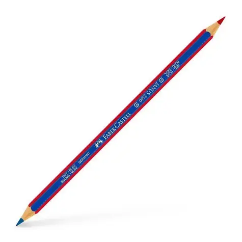 FABER-CASTELL Dvoubarevná tužka / červená-modrá