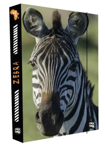 OXYBAG Box na sešity A4 Jumbo Zebra