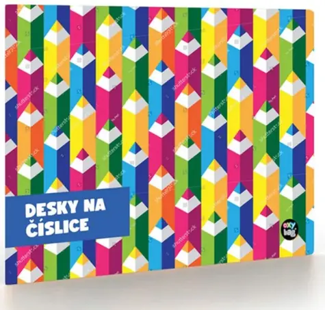 OXYBAG Desky na číslice Pastelky