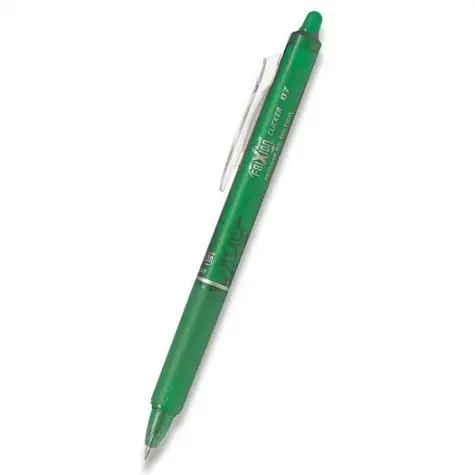 PILOT Frixion Clicker Gumovací pero / 0,7mm / zelená