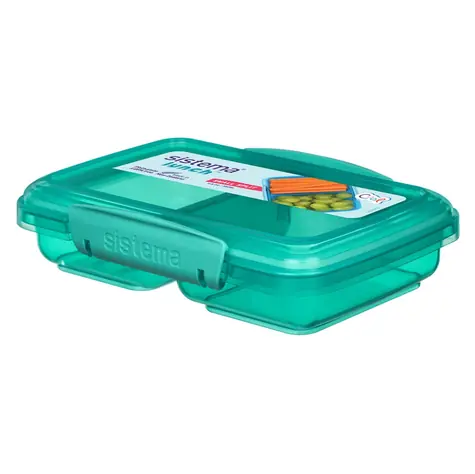 Sistema Lunch Krabička na svačinu se 2 oddíly 350 ml zelená
