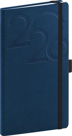 NOTIQUE Kapesní diář Ajax 2026 modrý / 9 x 15.5 cm
