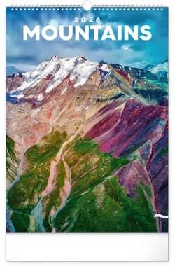 NOTIQUE Nástěnný kalendář Hory 2026 / 33 x 46 cm