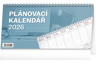 NOTIQUE Stolní kalendář Plánovací 2026, 25 x 12,5 cm