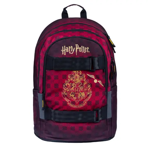 BAAGL Školní batoh Skate Harry Potter Bradavice vínový