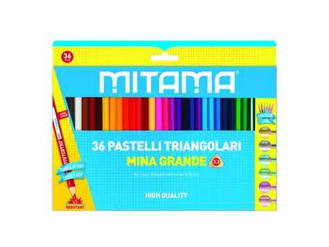 MITAMA Pastelky trojhranné 3.3mm (36ks)