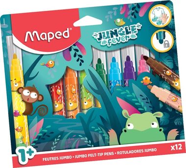 MAPED Fixy Jungle Fever Jumbo 12 ks