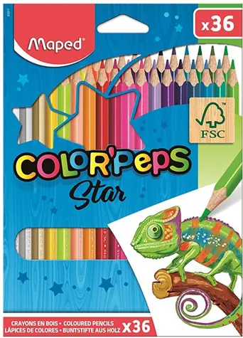 MAPED Pastelky Color'Peps 36 ks / trojhranné