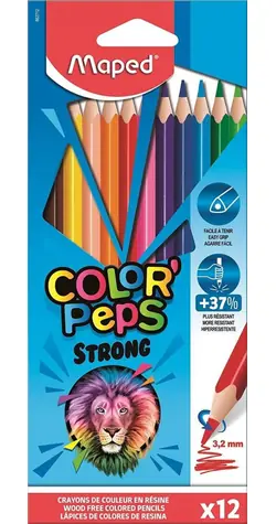 MAPED Pastelky Color'Peps Strong 12 ks / trojhranné