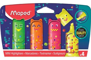 MAPED Zvýrazňovače Pixel Party Mini 4 ks