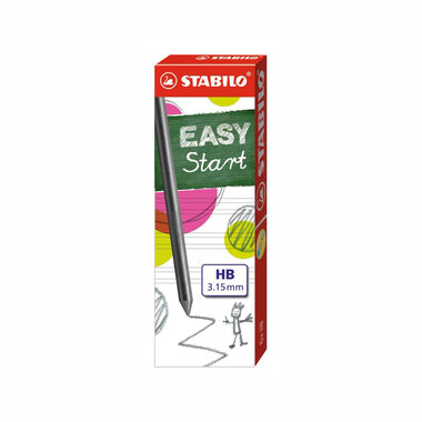 STABILO® EASYergo 3.15 - Náhradní tuhy - 6 ks balení - Stupeň tvrdosti HB