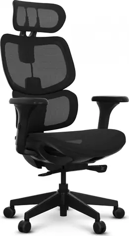 SENSE7 NOBU černá / Kancelářské ergonomické křeslo / nosnost 130 kg