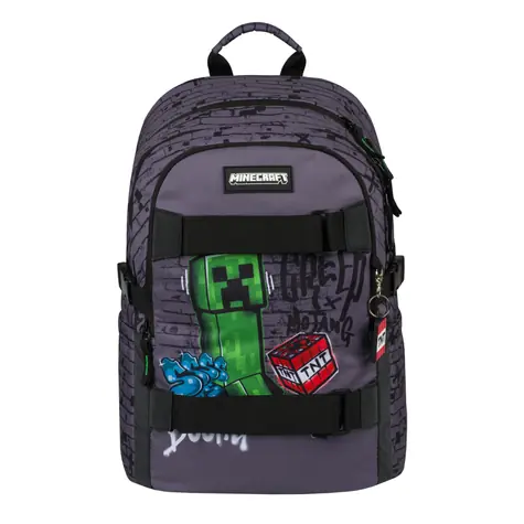 BAAGL Školní batoh Skate Minecraft TNT / 25 l / vhodný od 3. třídy ZŠ 