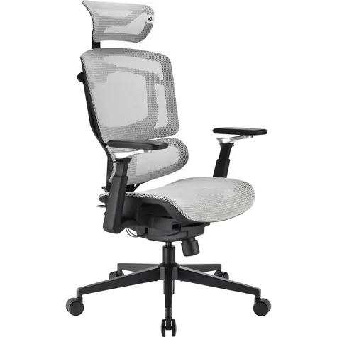 Sharkoon OfficePal C50M šedá / kancelářská židle / 3D opěrky / nosnost 120kg