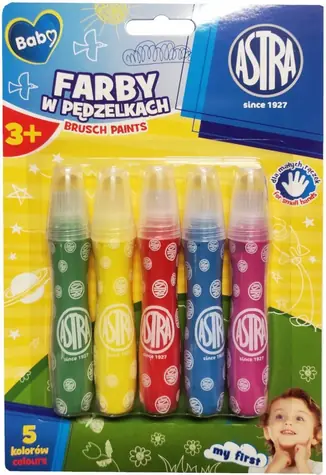 ASTRA Barvy ve štětcích 5ks