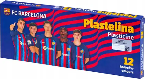 ASTRA Plastelína 12 barev FC Barcelona