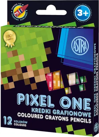ASTRA Kaolínové pastelky Pixel One 12ks 