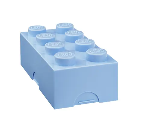 LEGO® Box na svačinu 100 x 200 x 75 mm - světle modrá