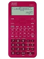 SHARP ELW531TLBRD červená / Kalkulačka vědecká / balení blister / bateriové napájení