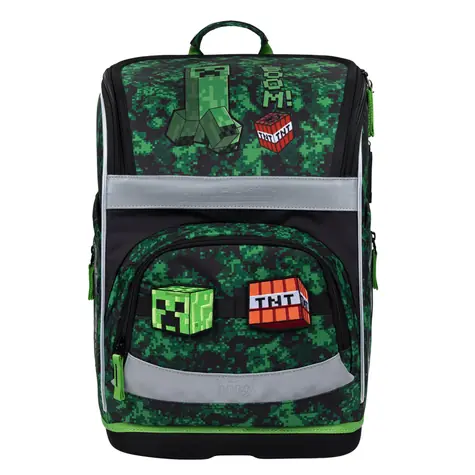 BAAGL Školní aktovka Zippy Plus Minecraft Boom