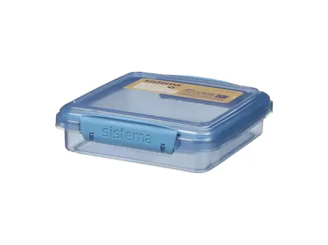 Sistema Svačinový box na toast Ocean Bound Sandwich 450 ml modrá