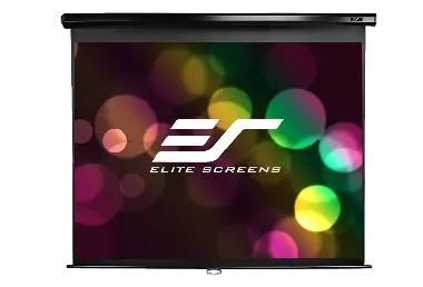 ELITE SCREENS plátno roleta 84" (16:9) černá / 104.1 x 185.4 cm / zisk 1.1