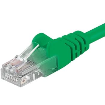 PremiumCord UTP CAT6 10m / Patch kabel / RJ45-RJ45 / zelená