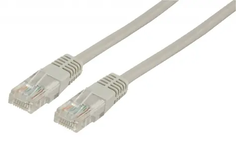 PremiumCord UTP CAT5E 0.25m šedá / Patch kabel / RJ45-RJ45