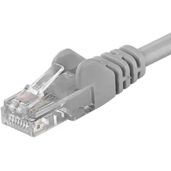 PremiumCord UTP CAT5E 0.5m šedá / Patch kabel / RJ45-RJ45