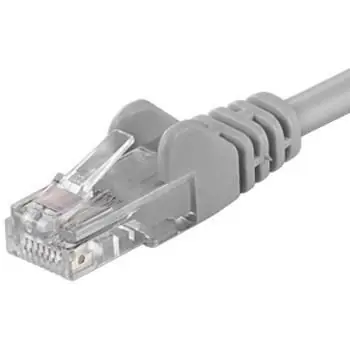 PremiumCord UTP CAT5E 7m / Patch kabel / RJ45-RJ45 / šedá