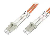 DIGITUS Fiber Optic Patch Cord, LC to LCMultimode 50/125 µ, Duplex Length 1m
