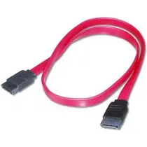 PremiumCord 1,0m datový kabel SATA150/300 červený