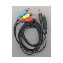 PremiumCord Kabel S-video+sjack3.5"- 3xCINCH, 2m+kond.