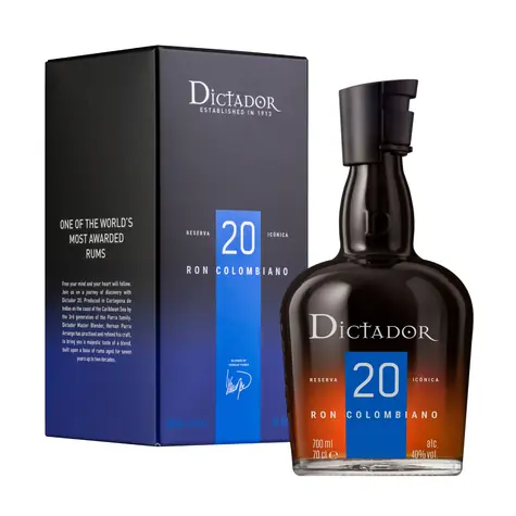 Dictador Reserva 20 Icónica 40% 0,7l (karton)
