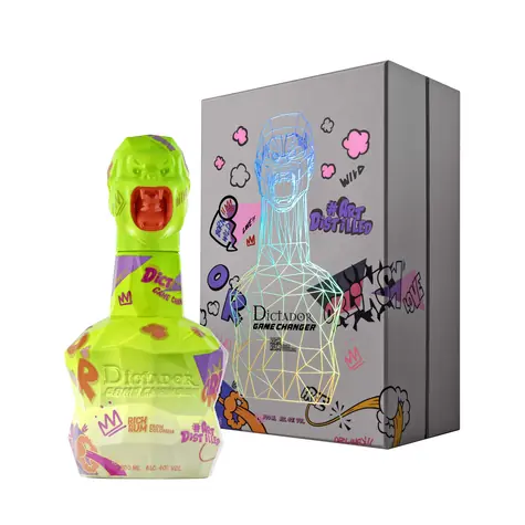 Dictador Game Changer Neon Yellow 40% 0,7l dárkový box