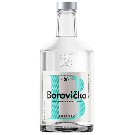 Žufánek Borovička 45% 0,5l